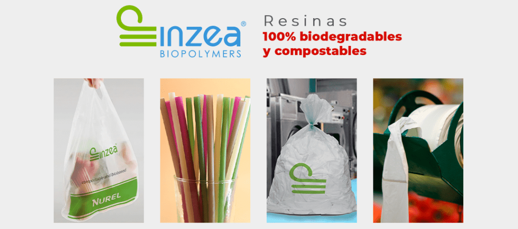 Resinas biodegradables marca INZEA